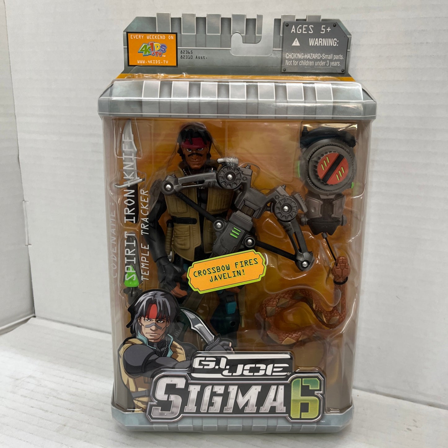 G.I. JOE SIGMA 6 IRON-KNIFE TEMPLE TRACKER