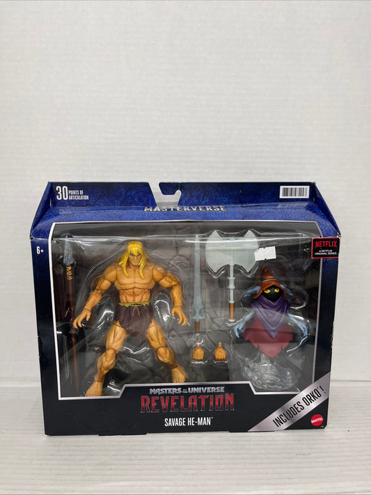 Masters Of The Universe Masterverse Revelation Savage He-Man Action Figure