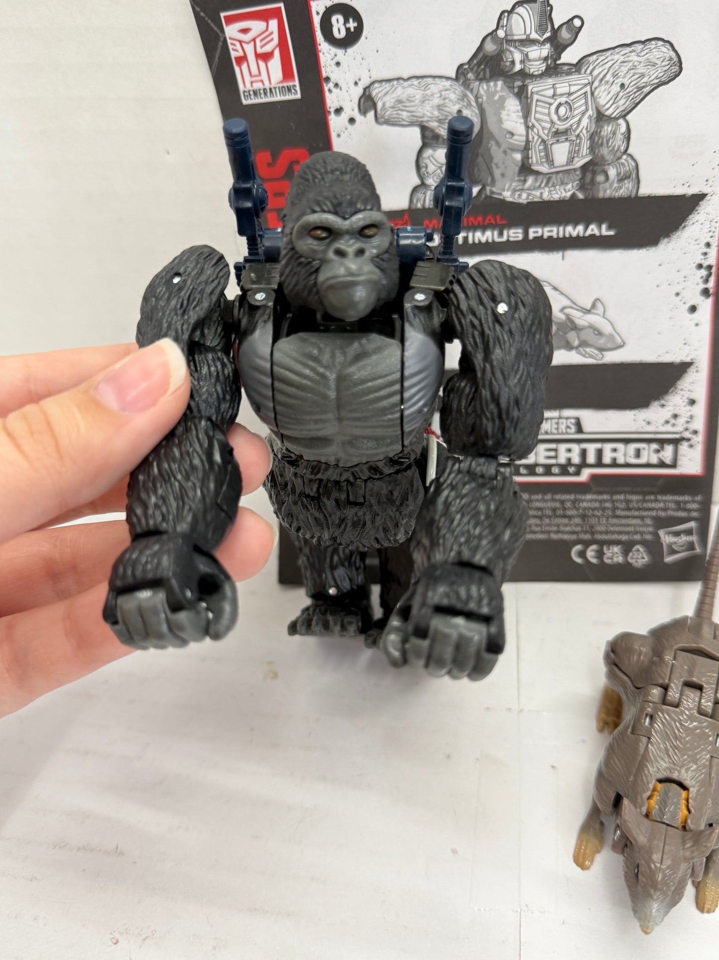 Transformers War for Cybertron Netflix Edition Optimus Primal and Rattrap Action