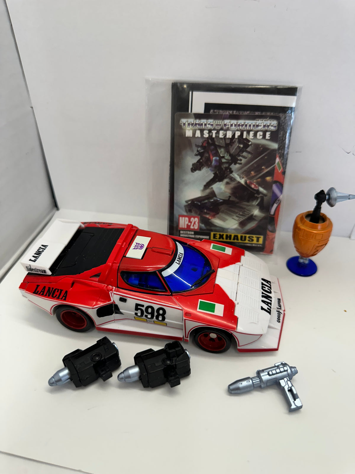 MP-23 Exhaust Masterpiece Transformers Loose Complete