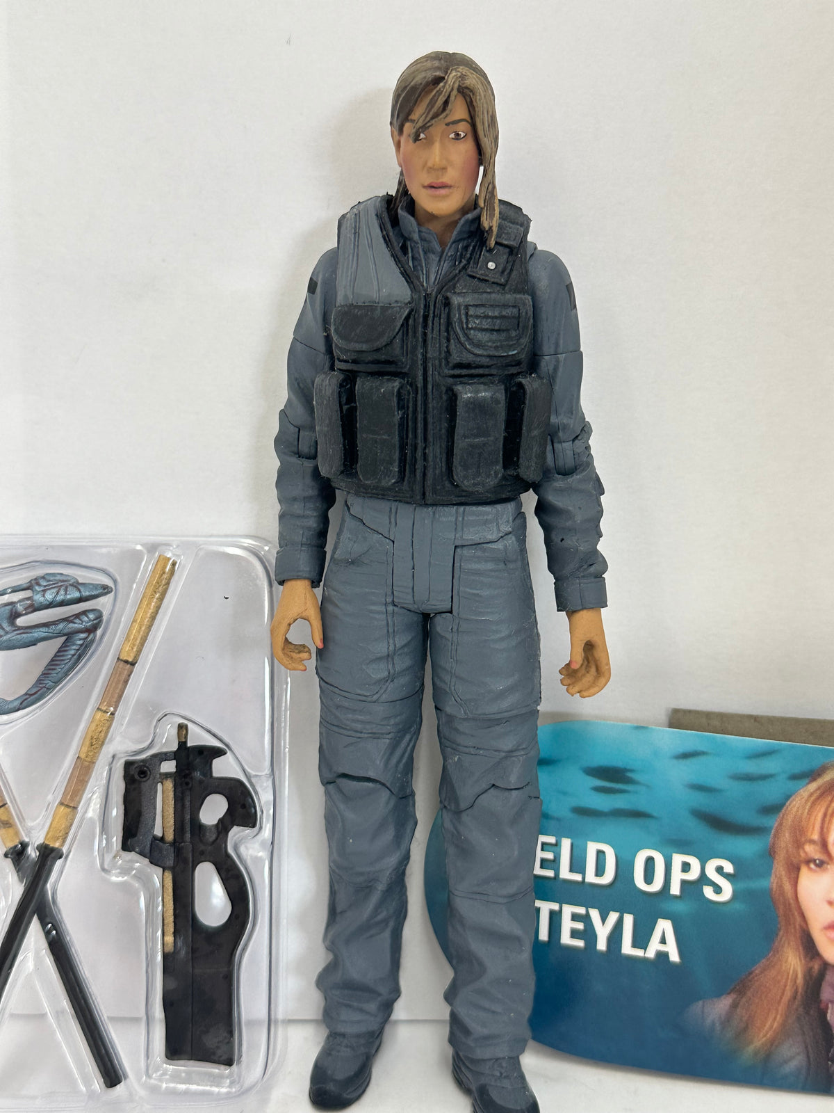 Field Ops Teyla Stargate Atlantis Figure Toy Diamond Select Loose Complete #1