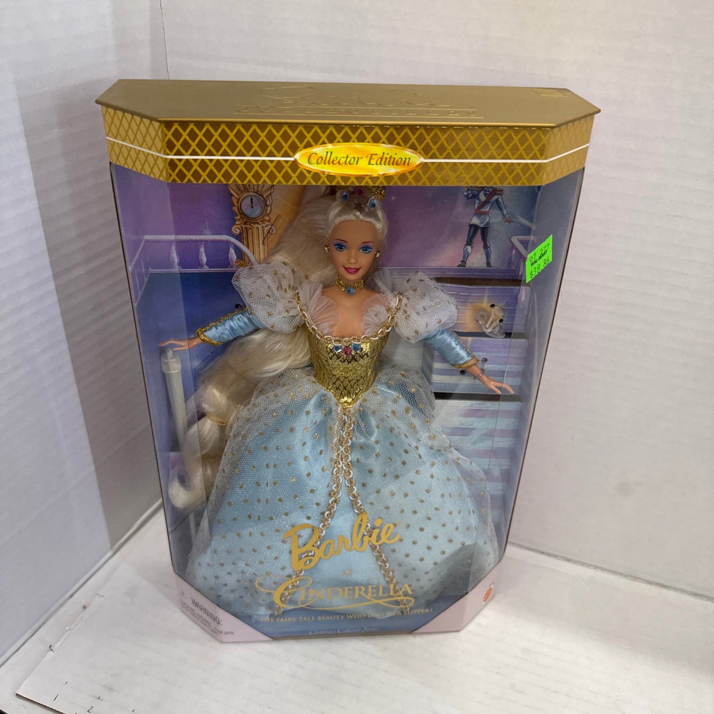 Vintage 1997 Cinderella Barbie 16900 Childrens Collector Doll by Mattel NRFB