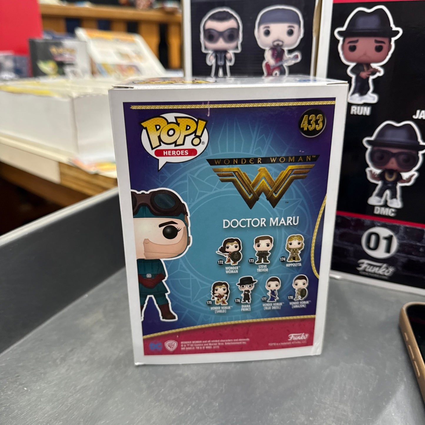 Signed Funko Pop! Elena Anaya - Heroes: Wonder Woman Doctor Maru #433