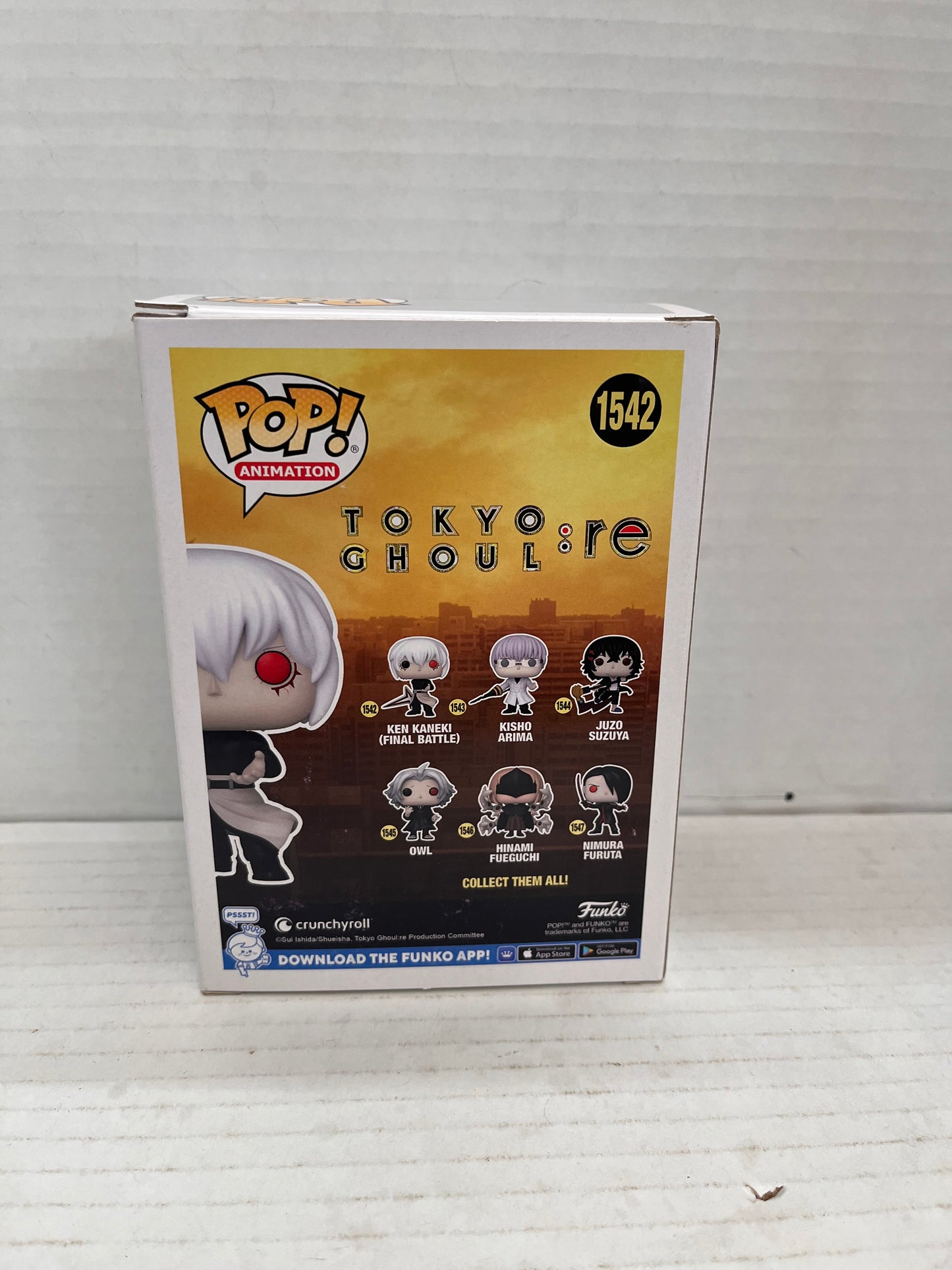 Ken Kaneki Final Battle #1542 ~ Funko Pop Animation Tokyo Ghoul in Protector