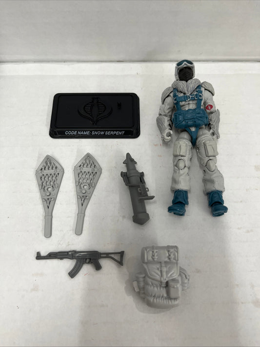 Snow Serpent 25th G.I. JOE COBRA LOOSE Complete