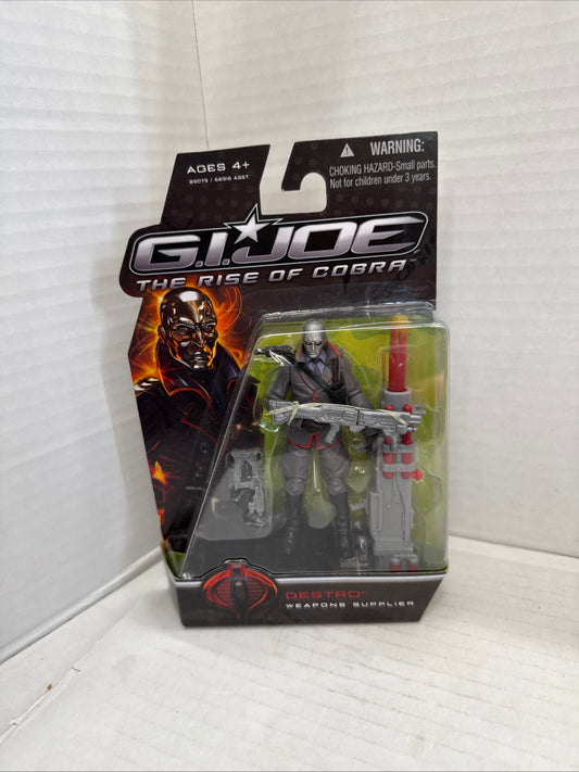 Hasbro G.I. Joe Rise of Cobra Destro Weapons Supplier 2008 Figure w/ Gun Rocket