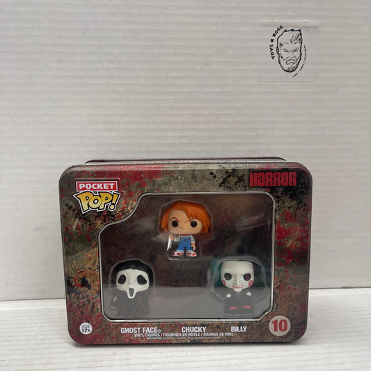 Funko Pocket POP! Horror 3-Pack #10 Ghost Face Chucky Billy