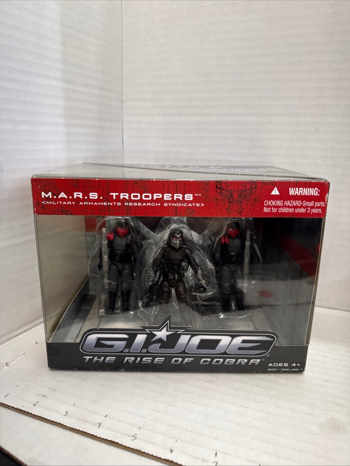 GI Joe MARS Troopers 3 Pack  SEALED Complete Rise of Cobra Hasbro 2008