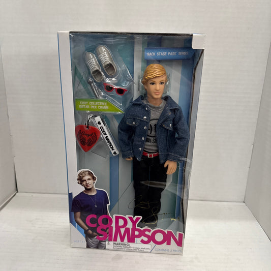CODY SIMPSON FASHION DOLL W GUITAR  PICK CHARM NEW IN BOX 2011 Damaged Package