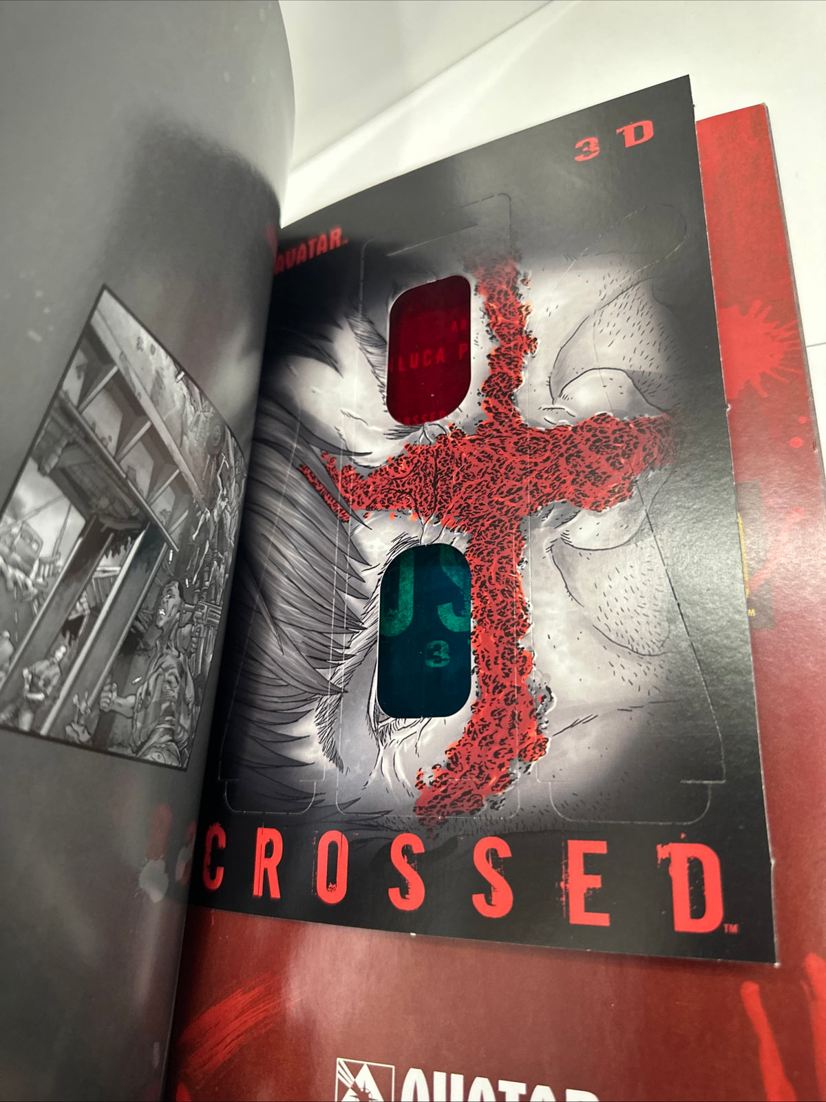 CROSSED 3D Single Issue Comic Book Color David Lapham Gianluca Pagliarani