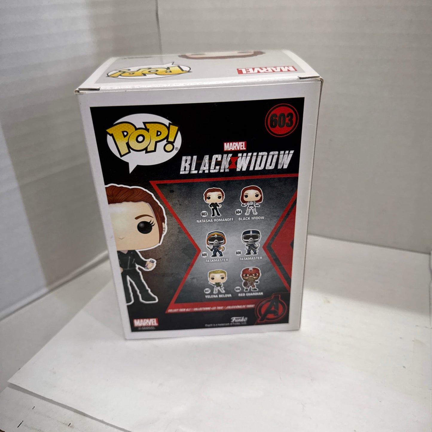 Funko POP! Marvel Black Widow Natasha Romanoff #603 Vinyl Figure