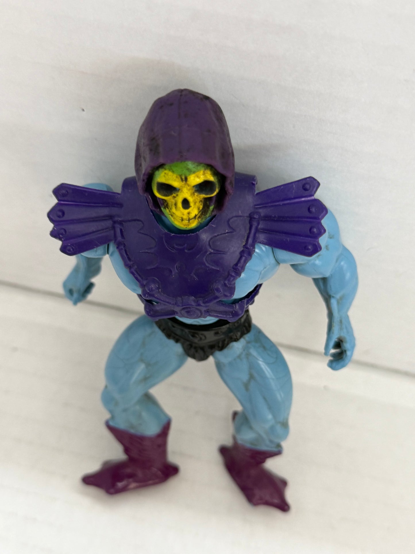 Vintage He-Man Motu Skeletor With Armor 1984 Mexico Mattel Soft-Head #1