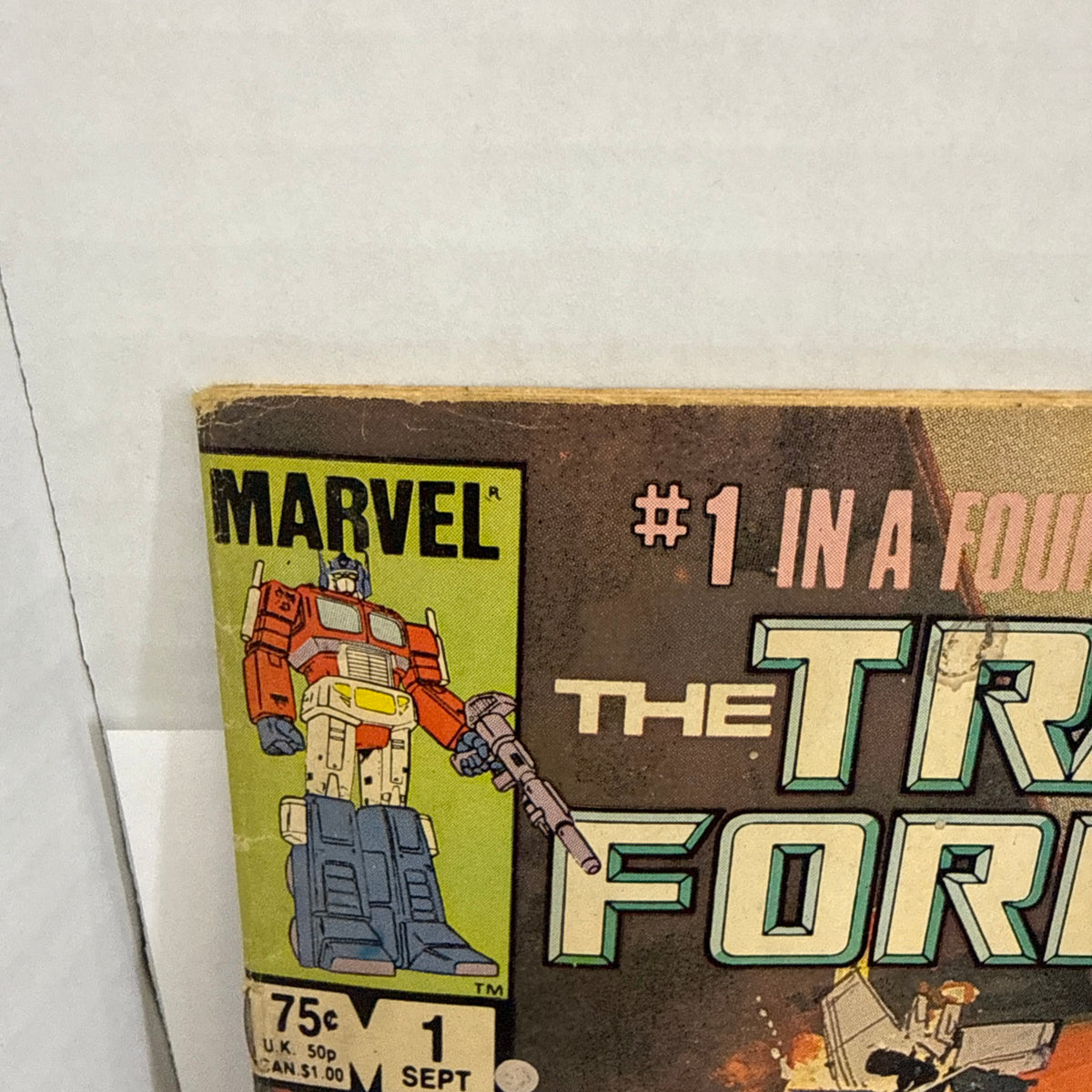 Marvel The Transformers #1 (1984) Limited Series Optimus Prime Comic Book