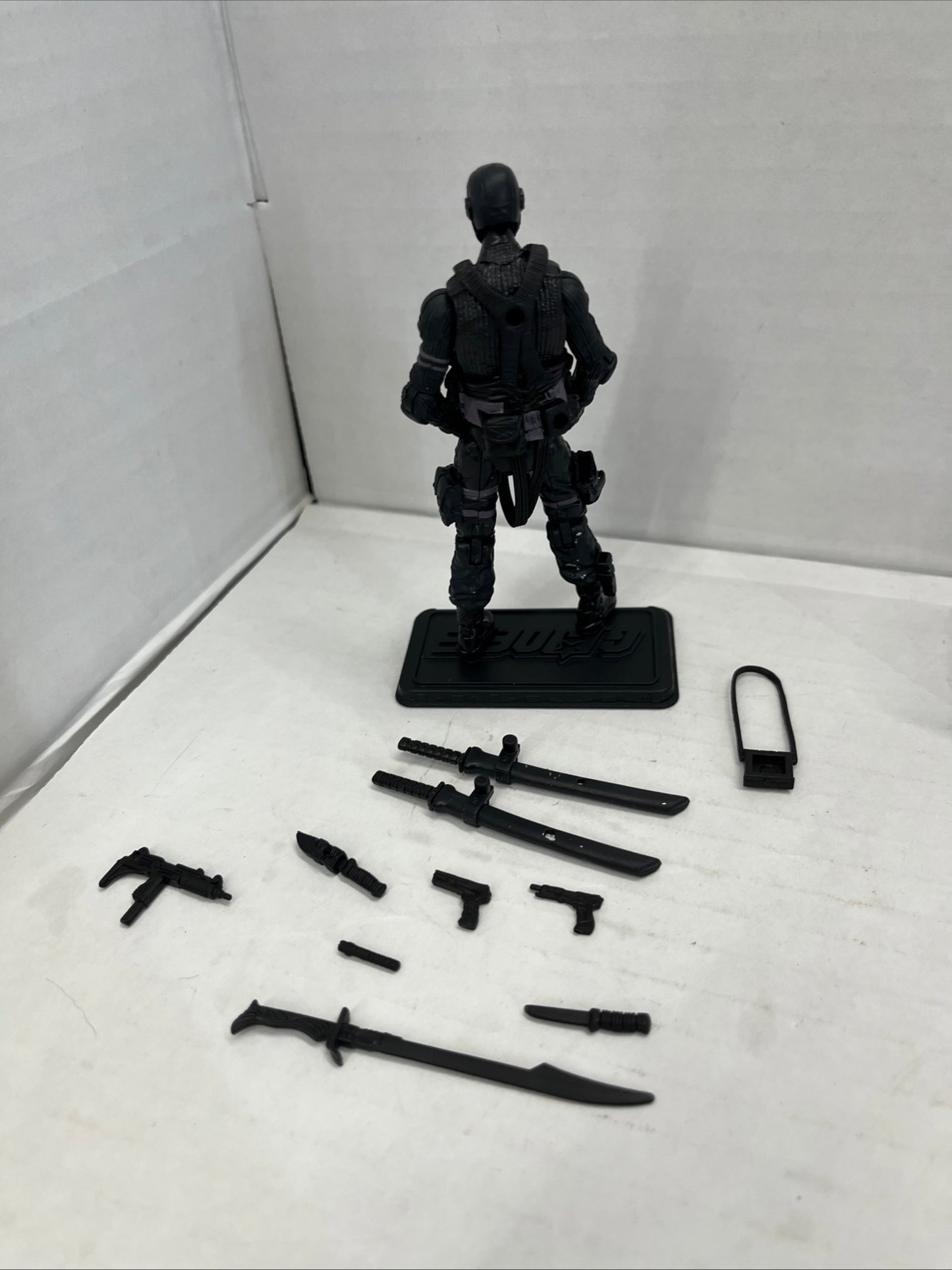 2016 G.I. Joe Snake Eyes figure complete 50th Anniversary NOT COMP