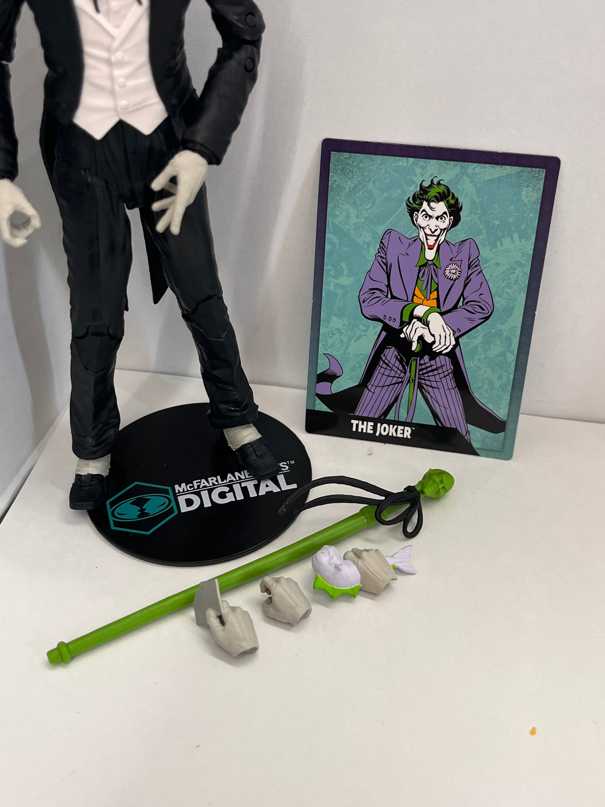Mcfarlane DC Direct The Silver Age JOKER 7" Action Figure Platinum Edition Chase