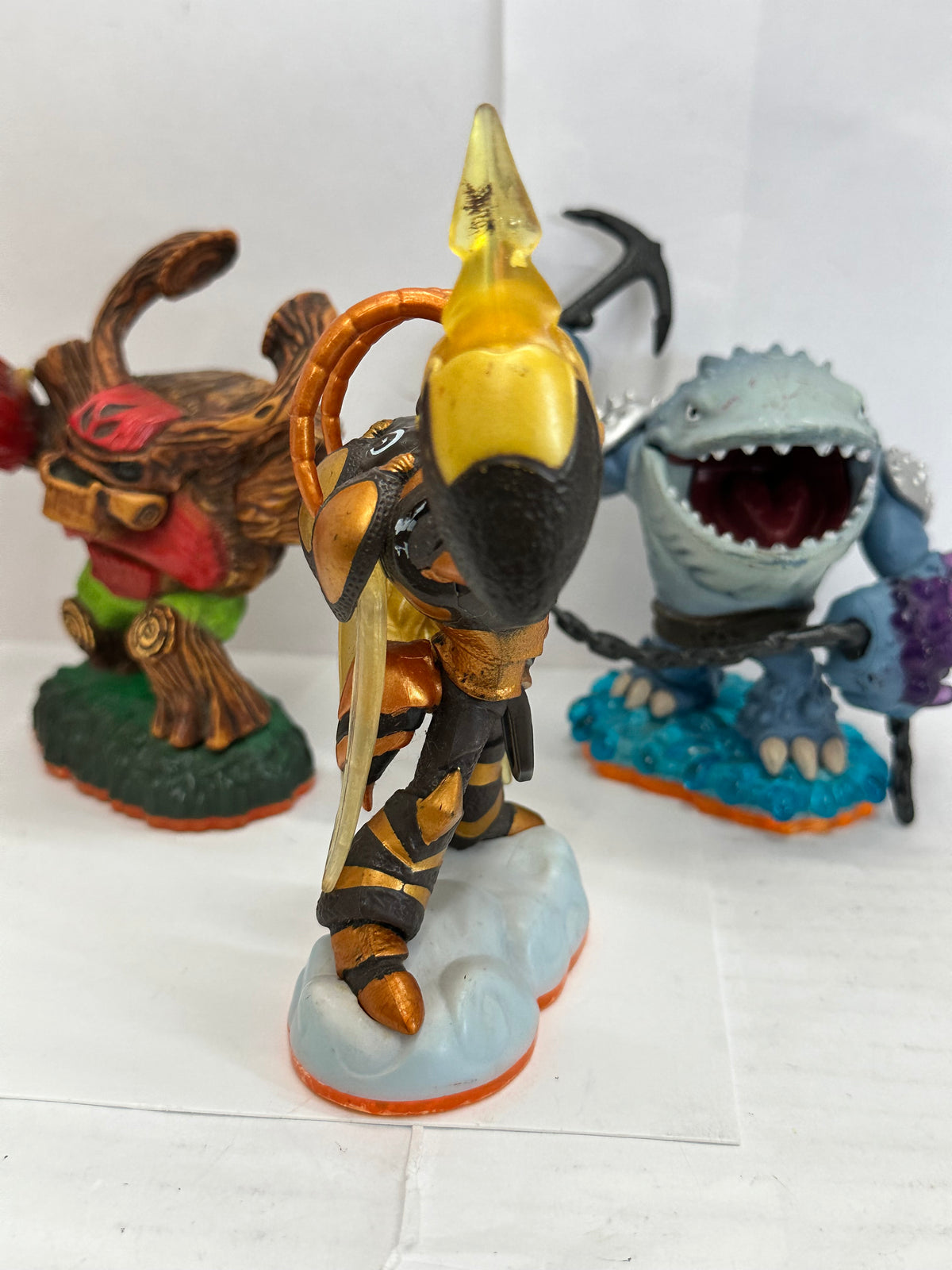 Lot of 4 Skylanders Giants - Tree Rex, Swarm, Thumpback, Hot Head Loose Figures