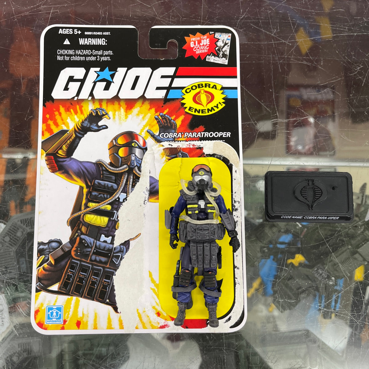 GI Joe 3.75” 25th Comic Series Cobra Para Trooper MOC