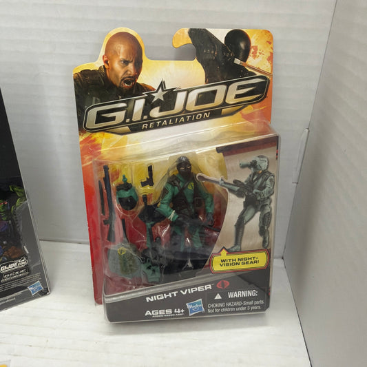 2012 Gi Joe Retaliation Cobra Night-Viper Hasbro Action Figure
