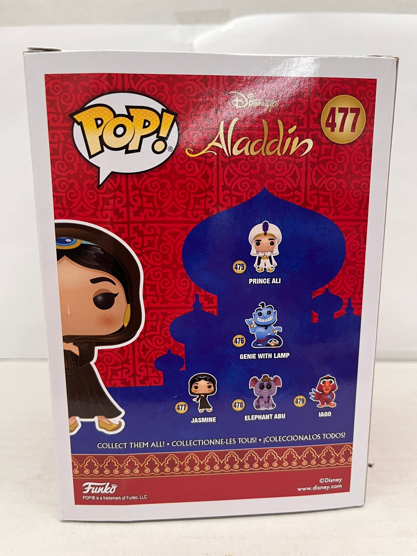 Funko - POP Disney: Aladdin - Jasmine in Disguise #477 LIMITED CHASE EDITION NEW