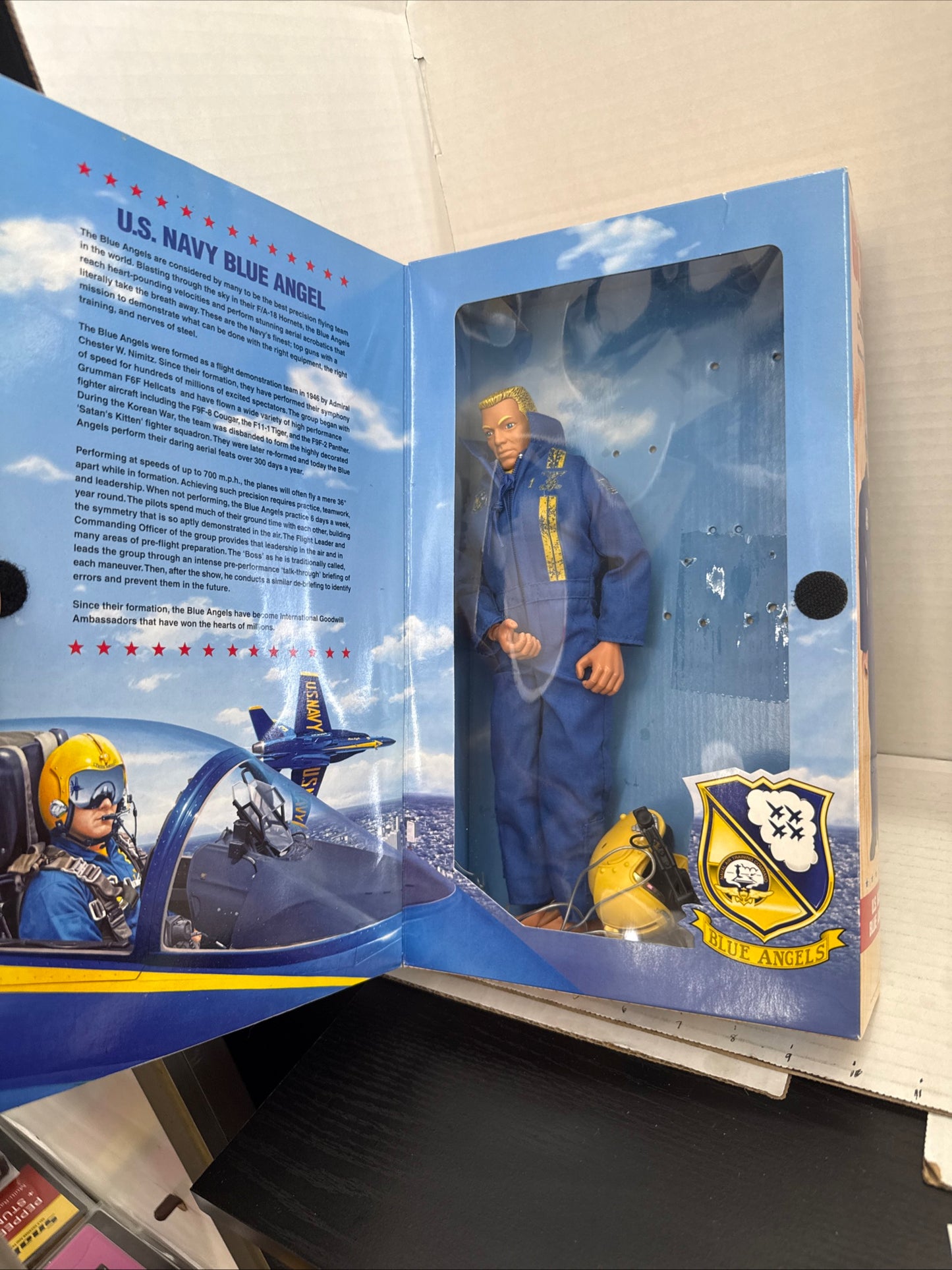GI JOE US Navy Blue Angel Pilot Classic Collection Limited Edition 1998