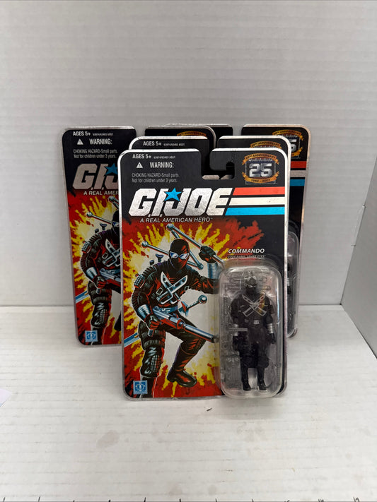 G. I. Joe 25th Anniversary Snake-Eyes  On Foil Card