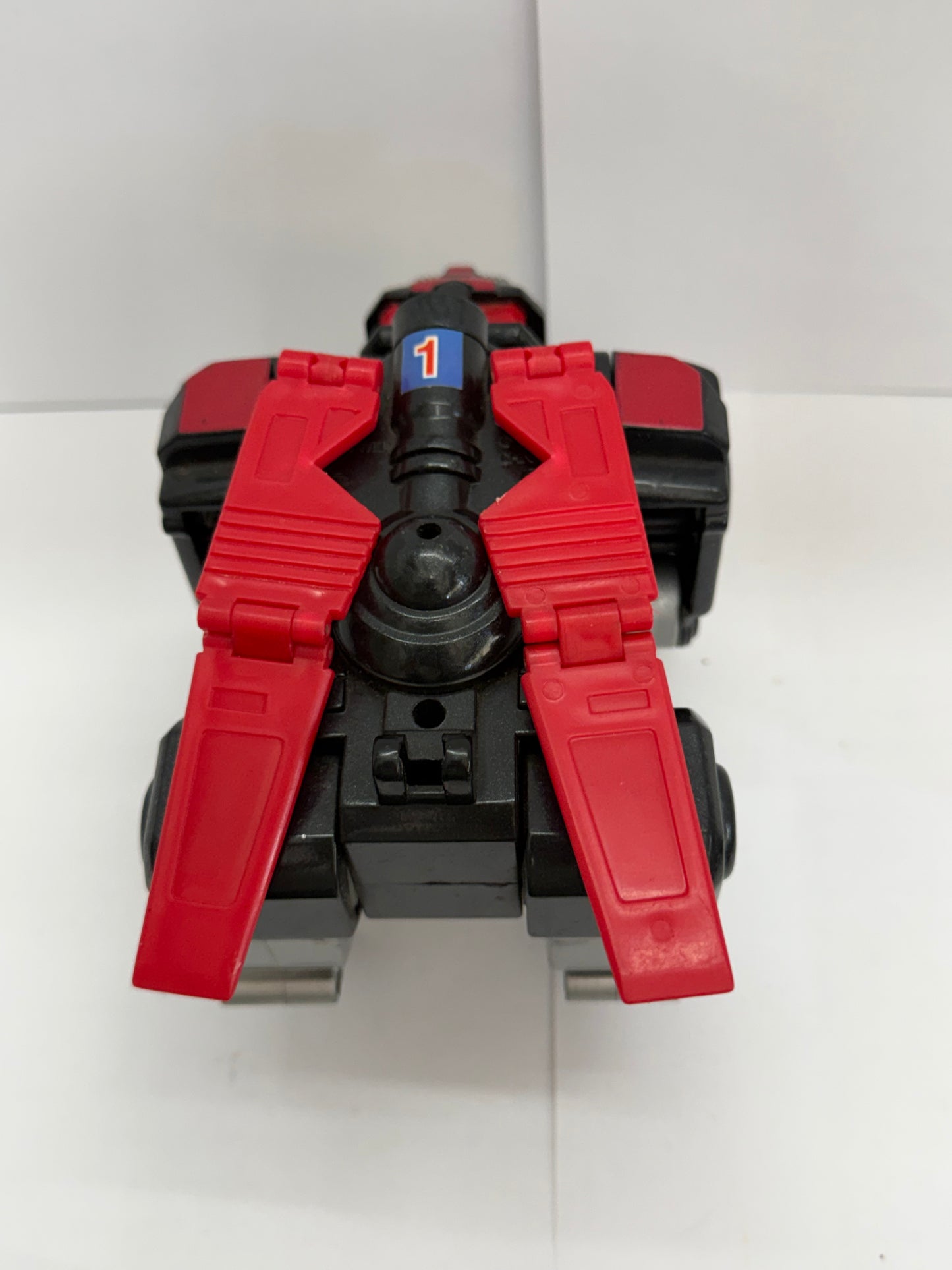 Vintage 1984 Voltron Black Lion Figure Red Wings Yellow Tail Lion Force Matchbox