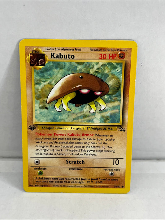 Kabuto 1st Edition 50/62 Fossil 1999-2000