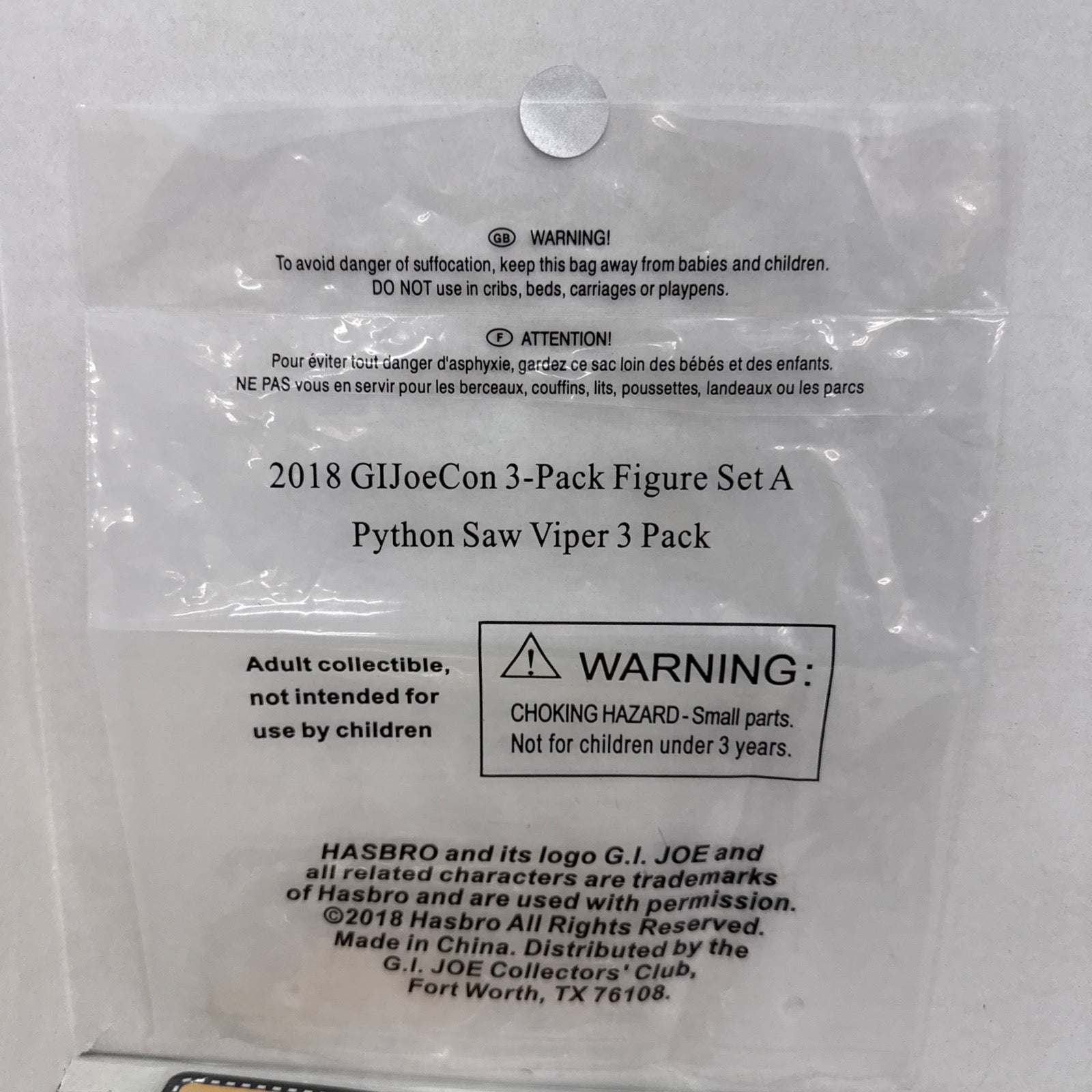 Python Patrol Joecon 2018 GI Joe Con JoeCon Cobra Python Patrol Saw Viper Pack Con Exclusiv ...