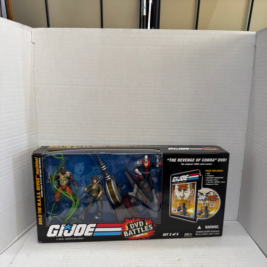 GI Joe 25th Anniversary DVD Battles Mass Device set 2/5 Weather Dominator NEW