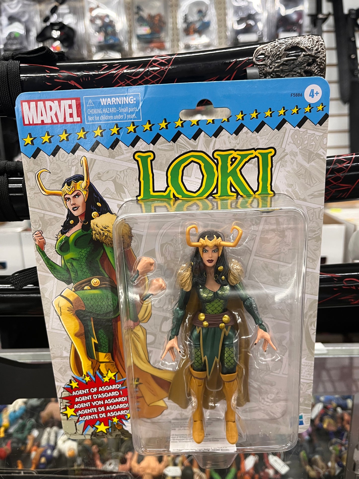 Marvel Legends Retro 6" Inch Figure Female Loki Agent of Asgard In Box
