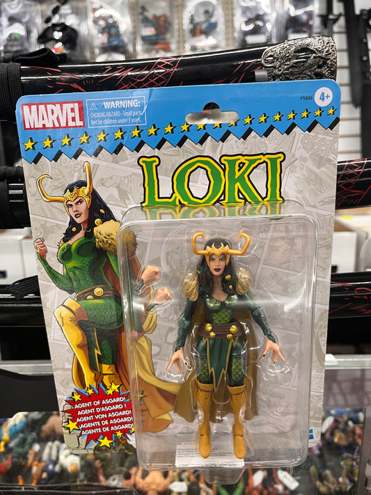 Marvel Legends Retro 6" Inch Figure Female Loki Agent of Asgard In Box