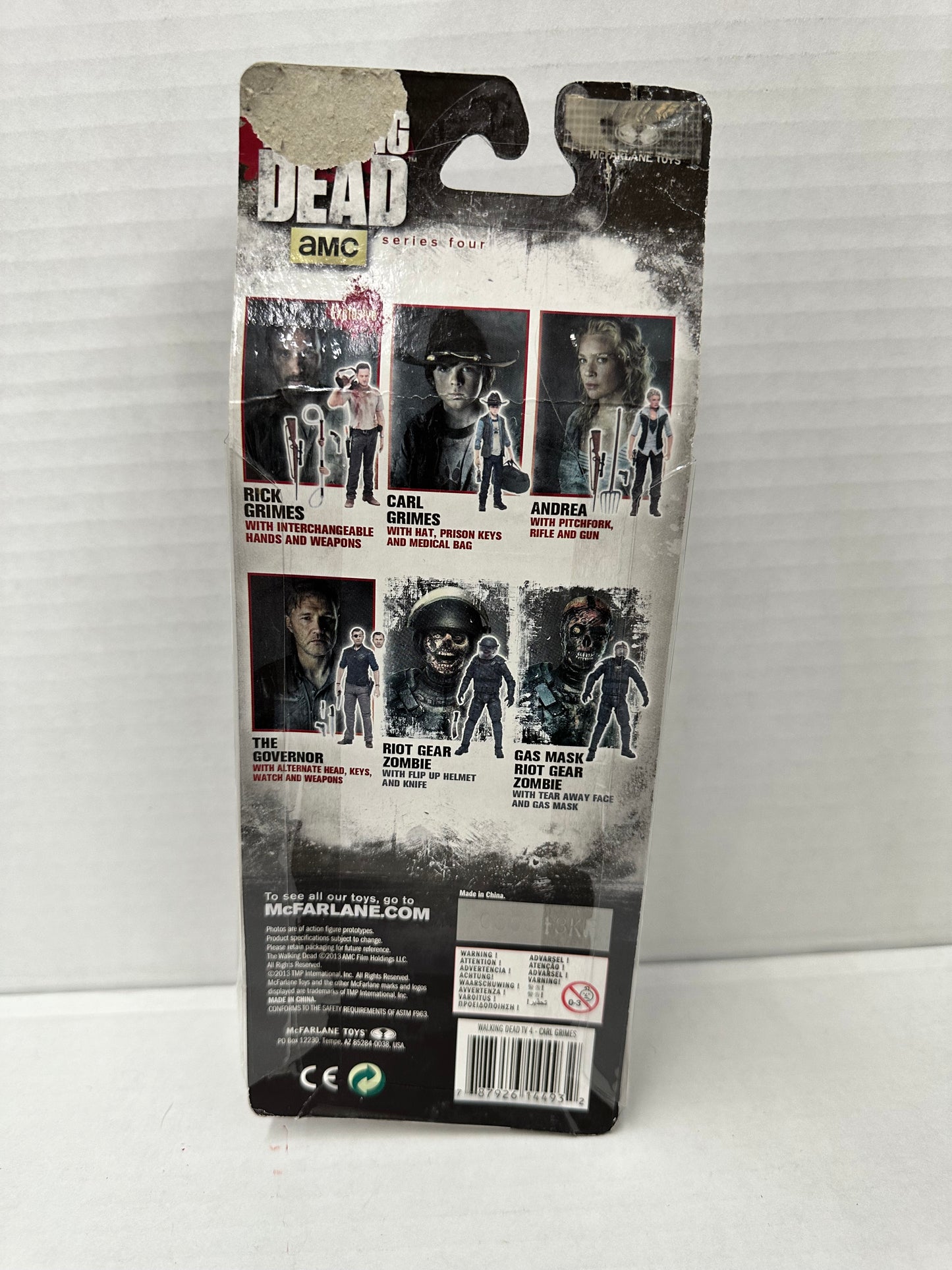 NIP McFarlane Toys AMC TV The Walking Dead Series 4 CARL GRIMES Action Figure