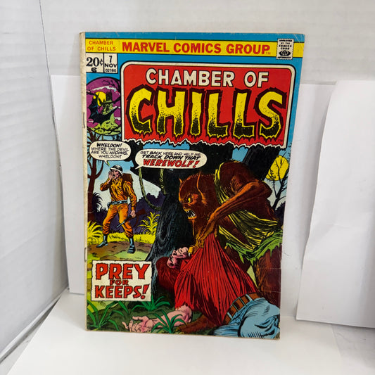Chamber of Chills #7 1973 - Wilson Way-Too-Late Werewolf Cover