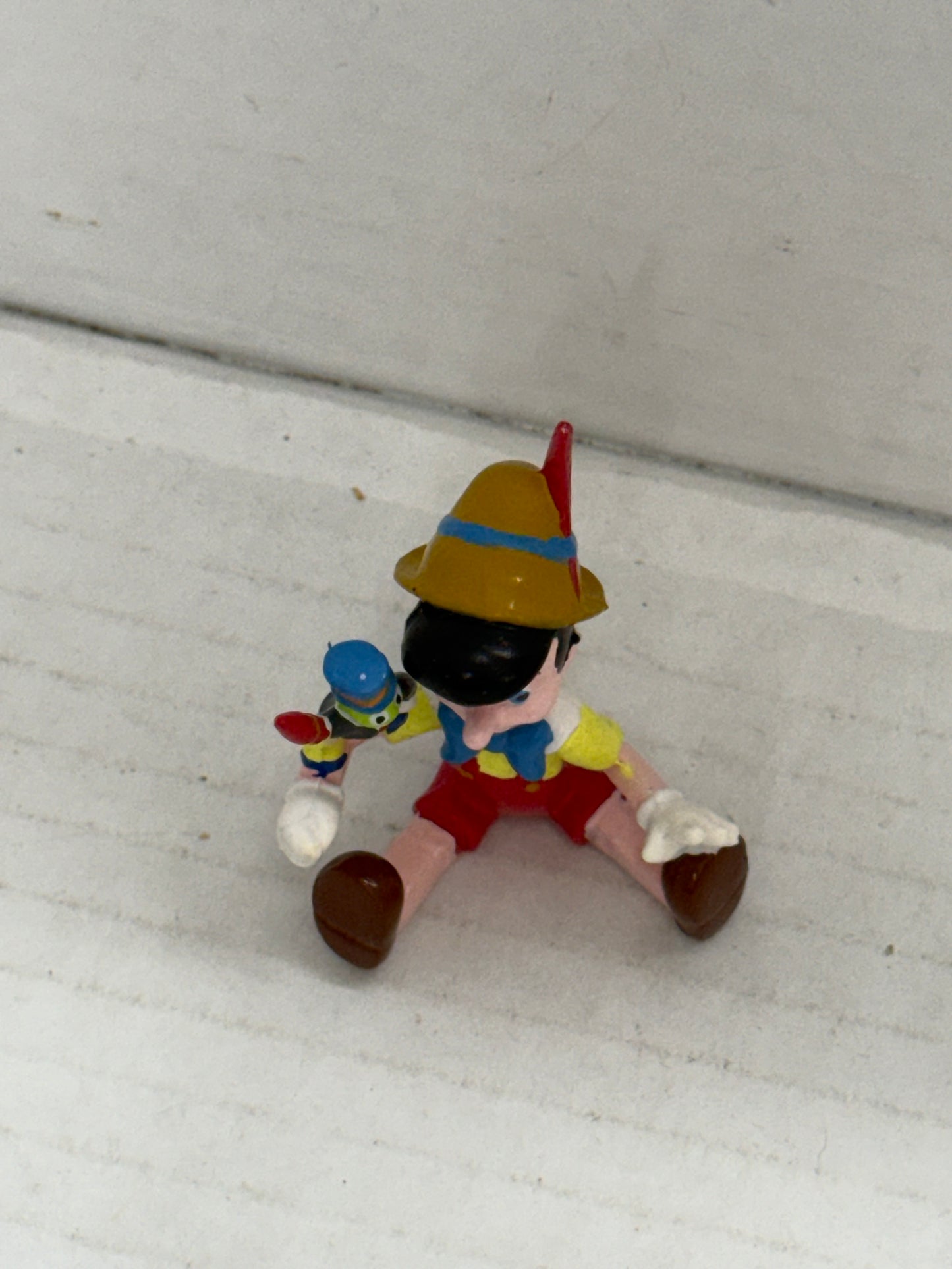 Pinocchio Jiminy Cricket  Cake Topper Toy  Disney Applause Vintage