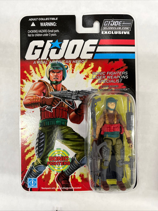 GI Joe ARAH Sonic Fighters Rich "Dodger" Renwick Action Figure 2018 Hasbro