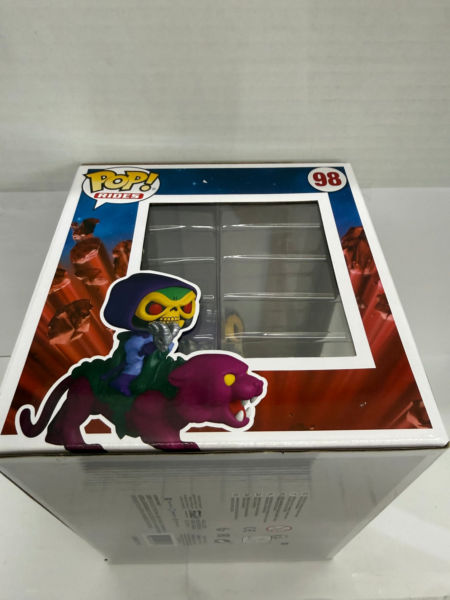 NEW Funko Pop Rides Skeletor on Panthor  Flocked #98 Funko Shop + Box Protector