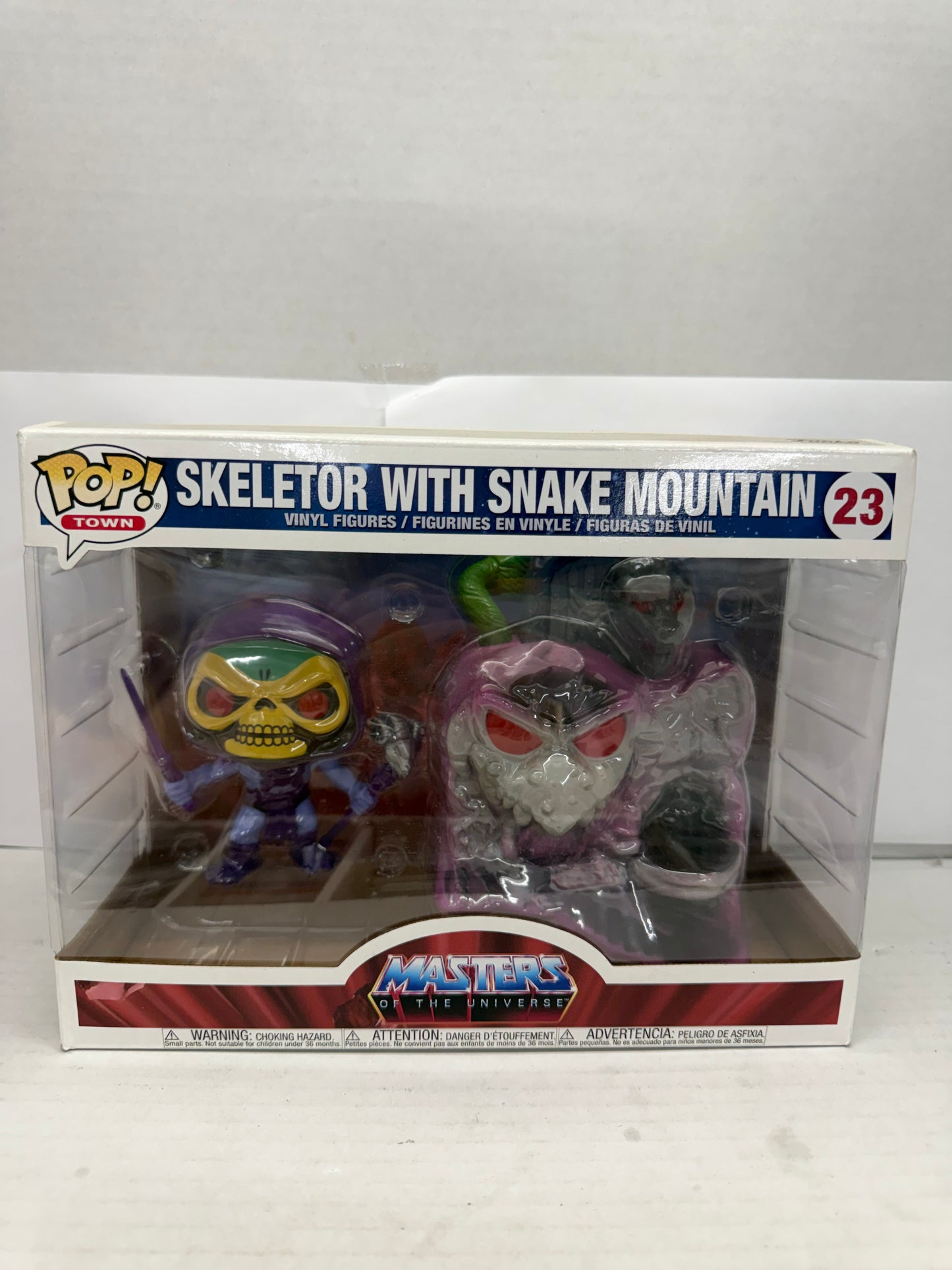 Funko Pop! Town Retro Toys: Masters of the Universe - Skeletor with Snake Mounta