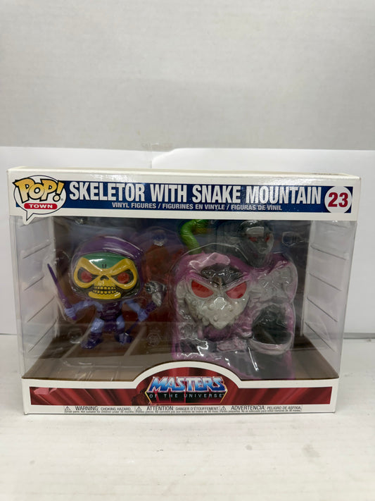 Funko Pop! Town Retro Toys: Masters of the Universe - Skeletor with Snake Mounta