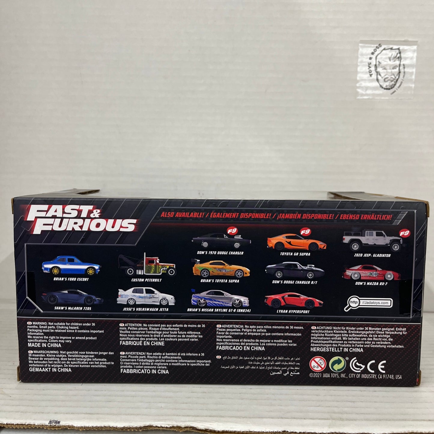 Jada Fast & Furious 2020 Jeep Gladiator Silver 1:24 Die Cast Pickup
