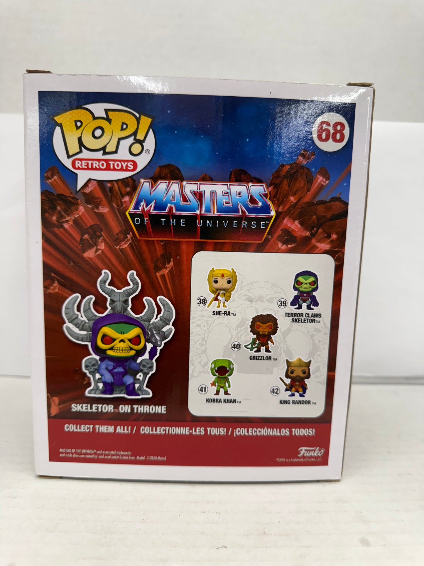 Funko Pop! Deluxe - Skeletor On Throne- Target (Exclusive) #68 (Corner Damage)