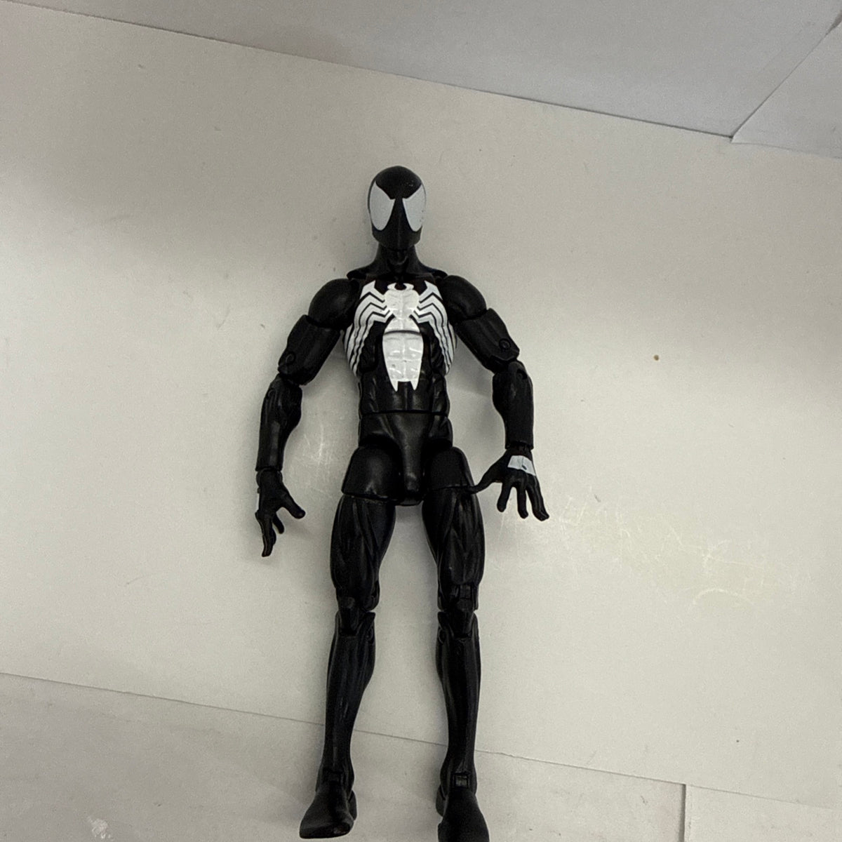 Marvel Legends Symbiote Spider-Man 6 Inch Action Figure Loose.  Sandman BAF Wave