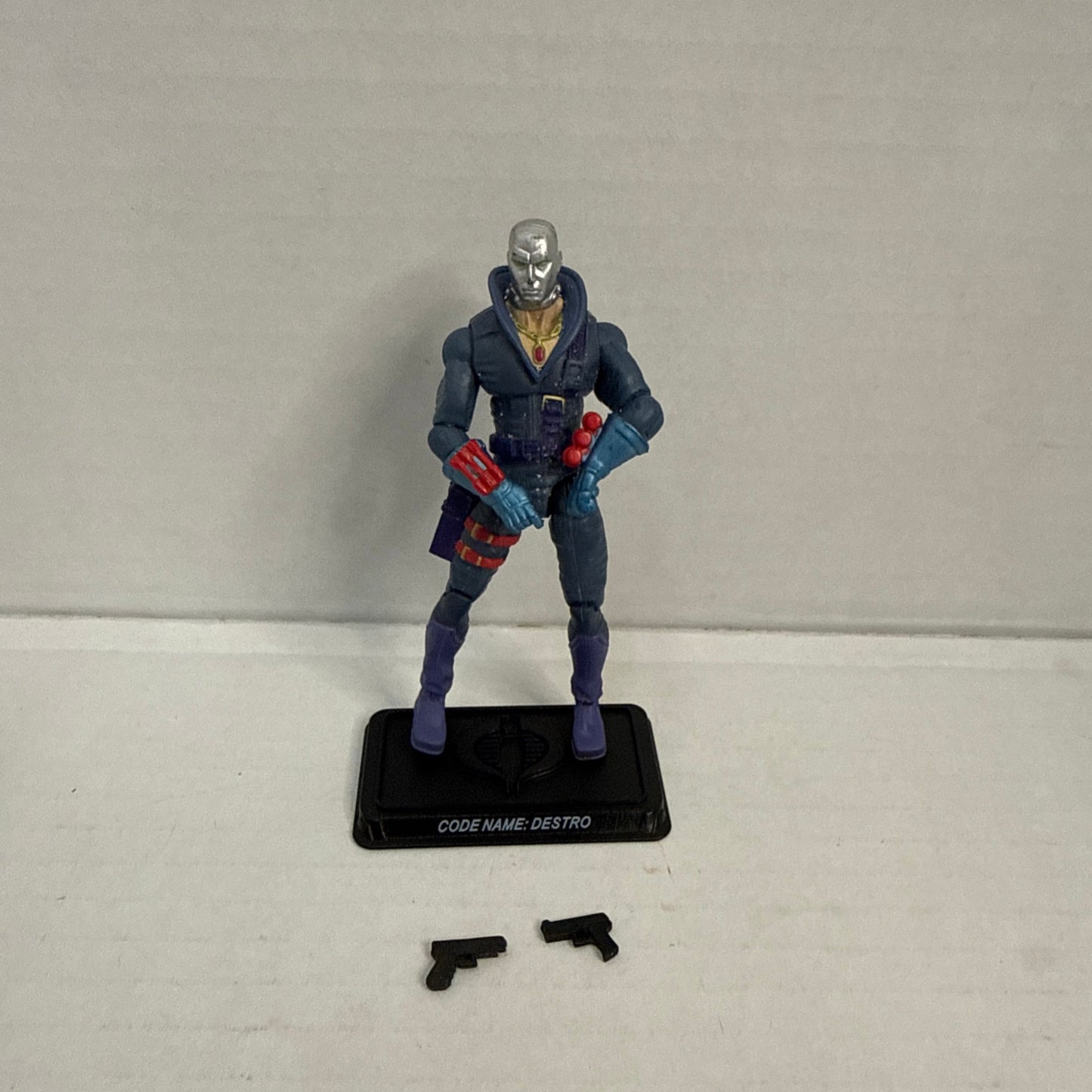 Destro V17 Comic Pack G.I. JOE COBRA 25th LOOSE Complete