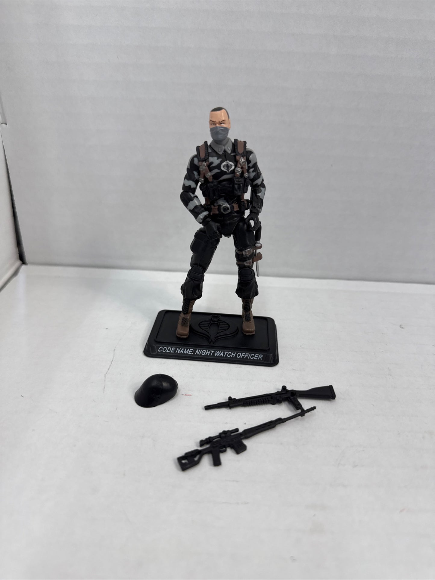 G.I. Joe Cobra Night Watch Officer Trooper 25th anniversary