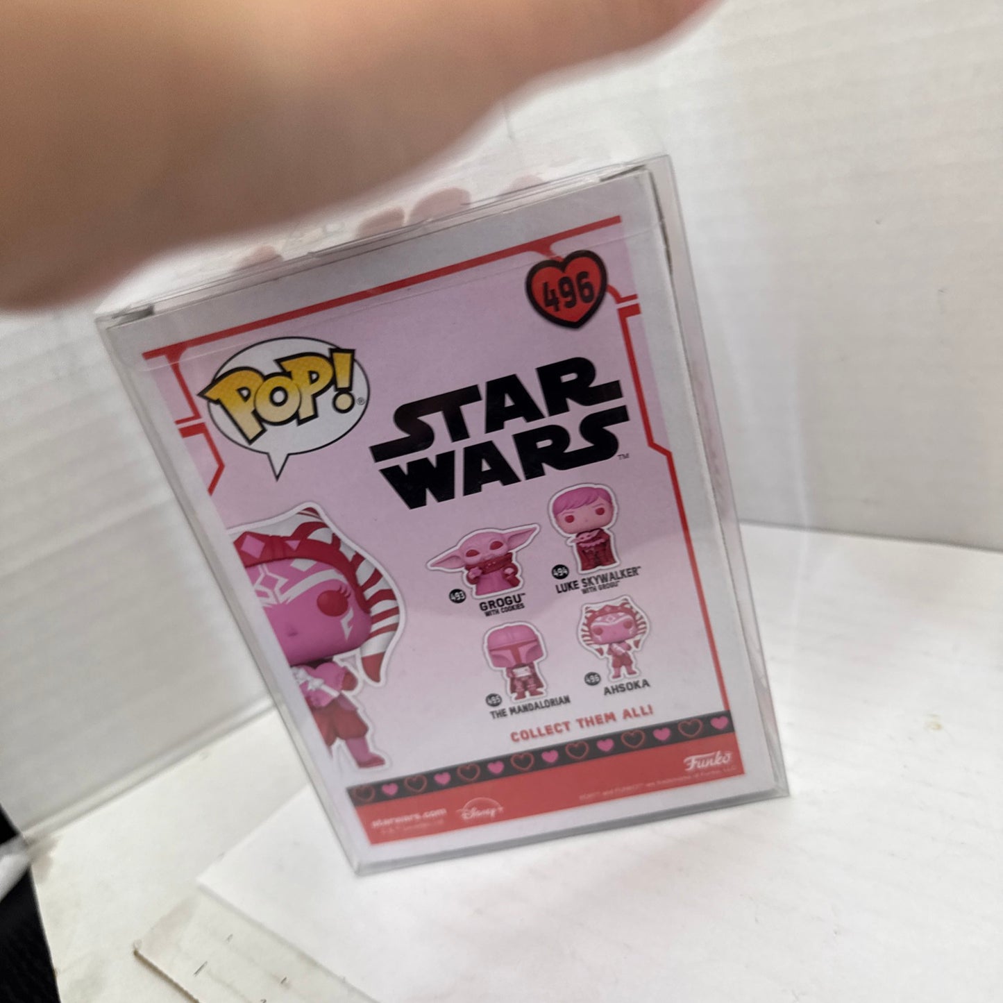 Funko Pop! Vinyl: Star Wars - Ahsoka (Pink) #496 Valentines Edition