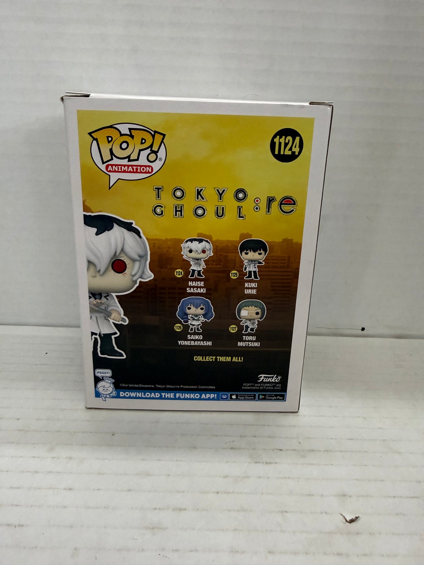 Funko Tokyo Ghoul RE POP Haise Sasaki Vinyl Figure