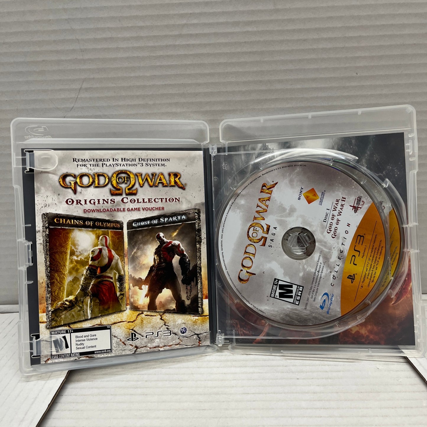 God of War Saga Dual Pack - Sony PlayStation 3 - Complete W/ insert Tested
