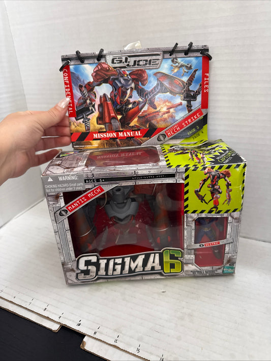 G.I Joe Sigma 6 Mission Mech Strike Mantis Mech w/ Destro Figure Package Damage