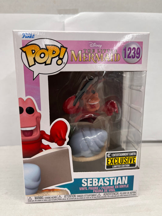 Funko POP! Disney The Little Mermaid SEBASTIAN #1239 EXCLUSIVE! Vinyl Figure
