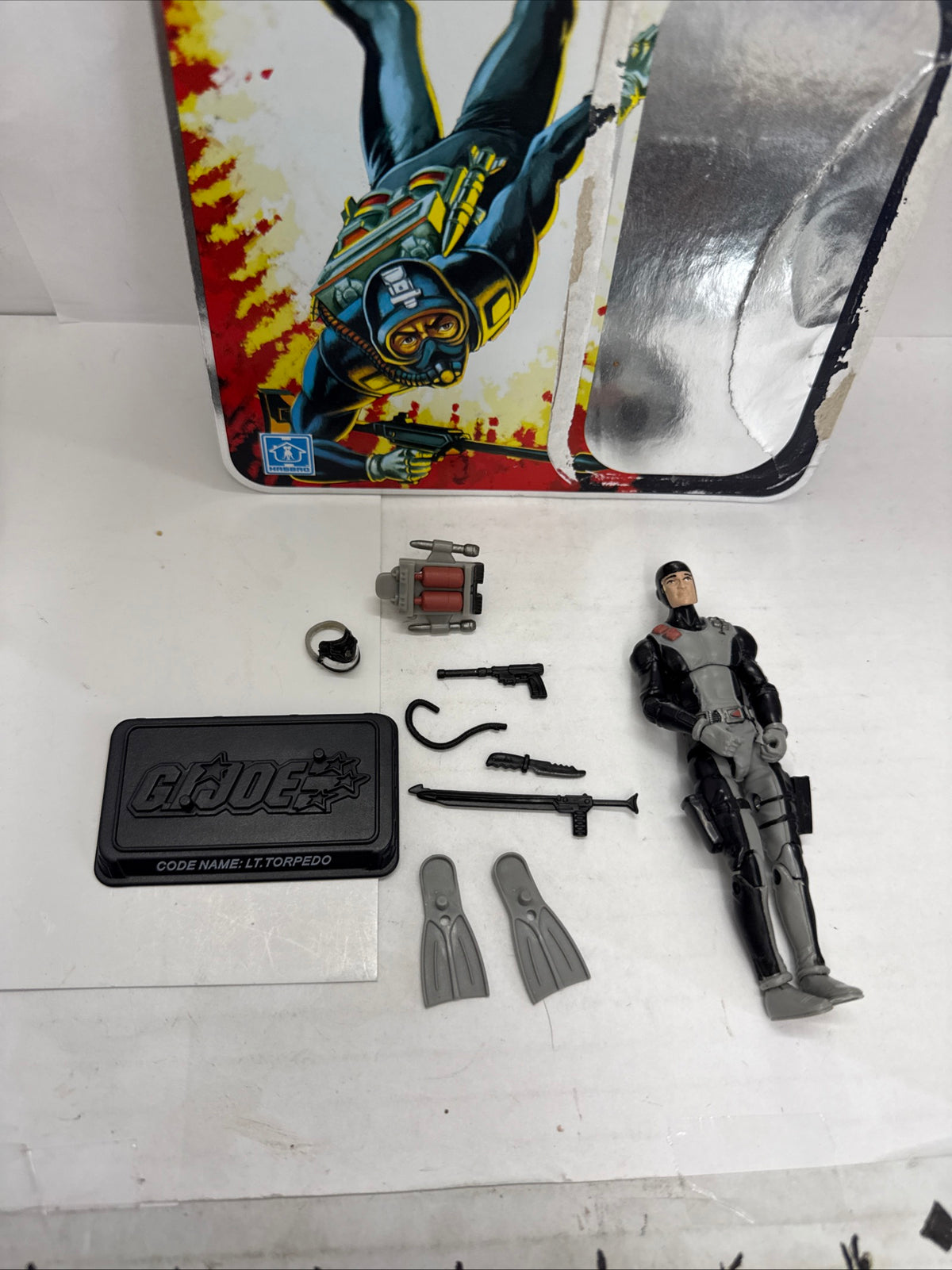 GI Joe 25th Anniversary Lt. Torpedo 3.75" Figure Seal Sea Air 2008 Hasbro Opened