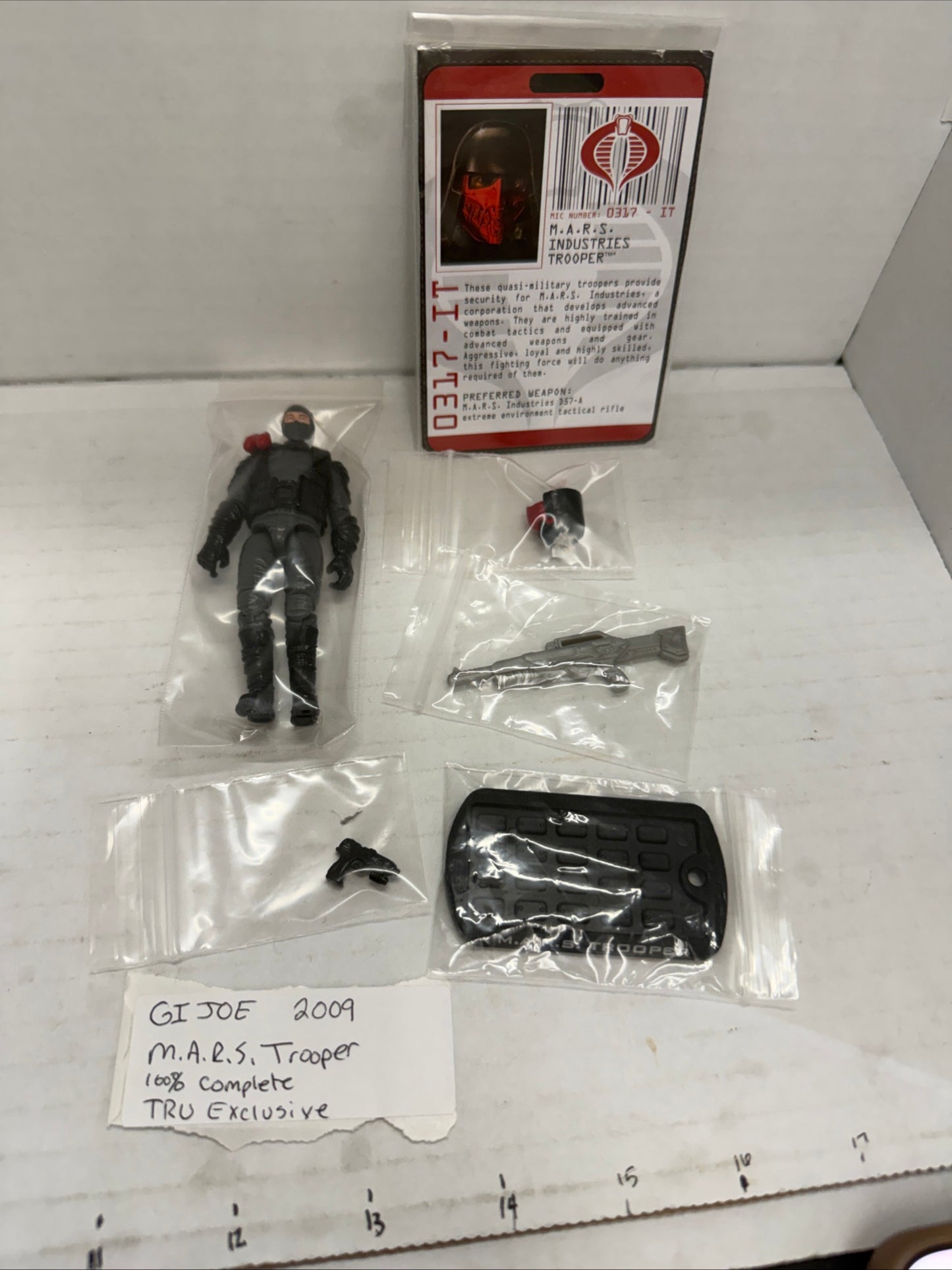 2009 M.A.R.S. INDUSTRIES TROOPER Tru Exclusive G.I. Joe
